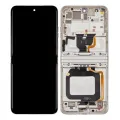 Main OLED Assembly With Frame For Motorola Razr 2023 / Razr 40 (XT2323 / 2023) (Refurbished) (Vanilla Cream)