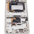 Main OLED Assembly With Frame For Motorola Razr 2023 / Razr 40 (XT2323 / 2023) (Refurbished) (Vanilla Cream)