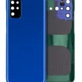 Back Cover Glass With Camera Lens For Samsung Galaxy S20 Plus (Service Pack) (Aura Blue)
