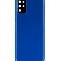 Back Cover Glass With Camera Lens For Samsung Galaxy S20 Plus (Service Pack) (Aura Blue)
