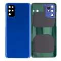 Back Cover Glass With Camera Lens For Samsung Galaxy S20 Plus (Service Pack) (Aura Blue)