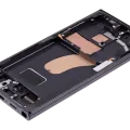 OLED Assembly With Frame For Samsung Galaxy S23 Ultra (US & International) (Refurbished) (Phantom Black)