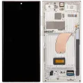 OLED Assembly With Frame For Samsung Galaxy S23 Ultra (US & International) (Refurbished) (Cream)