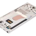 OLED Assembly With Frame For Samsung Galaxy S23 Ultra (US & International) (Refurbished) (Cream)