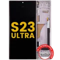 OLED Assembly With Frame For Samsung Galaxy S23 Ultra (US & International) (Refurbished) (Lavender)