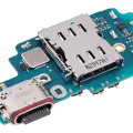 Charging Port Board With Sim Card Reader For Samsung Galaxy S23 Ultra 5G (S918U) (US Version) (Premium)