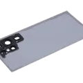 Back Cover Glass With Camera Lens For Samsung Galaxy S23 Ultra 5G (No Logo) (Aftermarket Plus) (Cream)