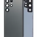 Back Cover Glass With Camera Lens For Samsung Galaxy S23 Ultra 5G (No Logo) (Aftermarket Plus) (Green)
