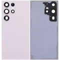 Back Cover Glass With Camera Lens For Samsung Galaxy S23 Ultra 5G (No Logo) (Aftermarket Plus) (Lavender)