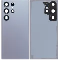 Back Cover Glass With Camera Lens For Samsung Galaxy S23 Ultra 5G (No Logo) (Aftermarket Plus) (Graphite)