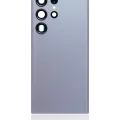 Back Cover Glass With Camera Lens For Samsung Galaxy S23 Ultra 5G (No Logo) (Aftermarket Plus) (Graphite)
