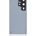 Back Cover Glass With Camera Lens For Samsung Galaxy S23 Ultra 5G (No Logo) (Aftermarket Plus) (Graphite)