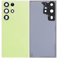 Back Cover Glass With Camera Lens For Samsung Galaxy S23 Ultra 5G (No Logo) (Aftermarket Plus) (Lime)