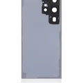 Back Cover Glass With Camera Lens For Samsung Galaxy S23 Ultra 5G (No Logo) (Aftermarket Plus) (Red)