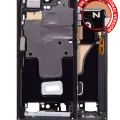 Mid-Frame Housing For Samsung Galaxy S23 Ultra 5G (US & International Version) (Phantom Black)