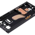 Mid-Frame Housing For Samsung Galaxy S23 Ultra 5G (US & International Version) (Phantom Black)