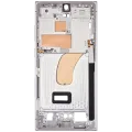 Mid-Frame Housing For Samsung Galaxy S23 Ultra 5G (US & International Version) (Sky Blue / Lime)