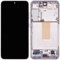 OLED Assembly With Frame For Samsung Galaxy S23 5G (US & International) (Refurbished) (Pink / Lavender)