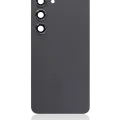 Back Cover Glass With Camera Lens For Samsung Galaxy S23 5G (No Logo) (Aftermarket Plus) (Phantom Black)