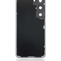 Back Cover Glass With Camera Lens For Samsung Galaxy S23 5G (No Logo) (Aftermarket Plus) (Phantom Black)