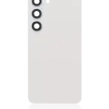 Back Cover Glass With Camera Lens For Samsung Galaxy S23 5G (No Logo) (Aftermarket Plus) (Cream)