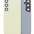 Back Cover Glass With Camera Lens For Samsung Galaxy S23 5G (No Logo) (Aftermarket Plus) (Lime)