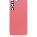 Back Cover Glass With Camera Lens For Samsung Galaxy S23 5G (No Logo) (Aftermarket Plus) (Orange)