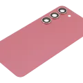 Back Cover Glass With Camera Lens For Samsung Galaxy S23 5G (No Logo) (Aftermarket Plus) (Orange)