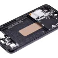 Mid-Frame Housing For Samsung Galaxy S23 5G (US & International Version) (Phantom Black)