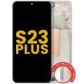 OLED Assembly With Frame For Samsung Galaxy S23 Plus 5G (US & International) (Refurbished) (Cream)