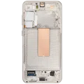 OLED Assembly With Frame For Samsung Galaxy S23 Plus 5G (US & International) (Refurbished) (Cream)