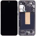 OLED Assembly With Frame For Samsung Galaxy S23 Plus (US & International) (Aftermarket Plus) (Phantom Black)
