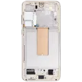 OLED Assembly With Frame For Samsung Galaxy S23 Plus (US & International) (Aftermarket Plus) (Cream)