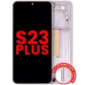 OLED Assembly With Frame For Samsung Galaxy S23 Plus (US & International) (Aftermarket Plus) (Lavender)