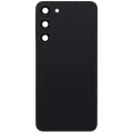 Back Cover Glass With Camera Lens For Samsung Galaxy S23 Plus 5G (No Logo) (Aftermarket Plus) (Phantom Black)