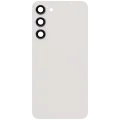 Back Cover Glass With Camera Lens For Samsung Galaxy S23 Plus 5G (No Logo) (Aftermarket Plus) (Cream)