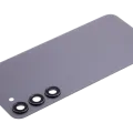 Back Cover Glass With Camera Lens For Samsung Galaxy S23 Plus 5G (No Logo) (Aftermarket Plus) (Graphite)