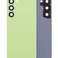 Back Cover Glass With Camera Lens For Samsung Galaxy S23 Plus 5G (No Logo) (Aftermarket Plus) (Lime)