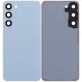 Back Cover Glass With Camera Lens For Samsung Galaxy S23 Plus 5G (No Logo) (Aftermarket Plus) (Blue)