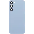Back Cover Glass With Camera Lens For Samsung Galaxy S23 Plus 5G (No Logo) (Aftermarket Plus) (Blue)