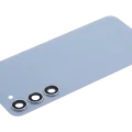 Back Cover Glass With Camera Lens For Samsung Galaxy S23 Plus 5G (No Logo) (Aftermarket Plus) (Blue)