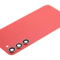 Back Cover Glass With Camera Lens For Samsung Galaxy S23 Plus 5G (No Logo) (Aftermarket Plus) (Orange)
