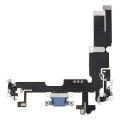 Charging Port Flex Cable For iPhone 14 Plus (Aftermarket Plus) (Blue)