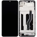 LCD Assembly With Frame For ZTE Blade A72 4G (A7040) (Refurbished) (Space Gray)