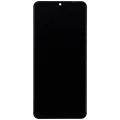 LCD Assembly With Frame For ZTE Blade A72 4G (A7040) (Refurbished) (Space Gray)