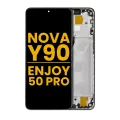 LCD Assembly With Frame For Huawei Nova Y90 / Enjoy 50 Pro (Refurbished) (Midnight Black)