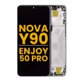 LCD Assembly With Frame For Huawei Nova Y90 / Enjoy 50 Pro (Refurbished) (Pearl White)