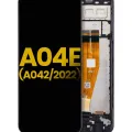 LCD Assembly With Frame For Samsung Galaxy A04E (A042 / 2022) (Refurbished) (All Colors)