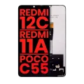 LCD Assembly Without Frame For Xiaomi Redmi 12C / Redmi 11A / Poco C55 (Aftermarket Plus) (All Colors)