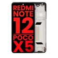 OLED Assembly With Frame For Xiaomi Redmi Note 12 5G / Poco X5 (Aftermarket Plus) (All Colors)